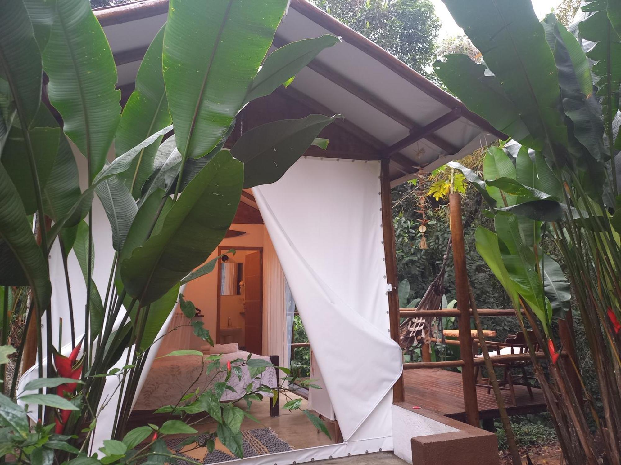 Bangalo Na Acqua Jungle Lodge イーリャ・グランデ エクステリア 写真
