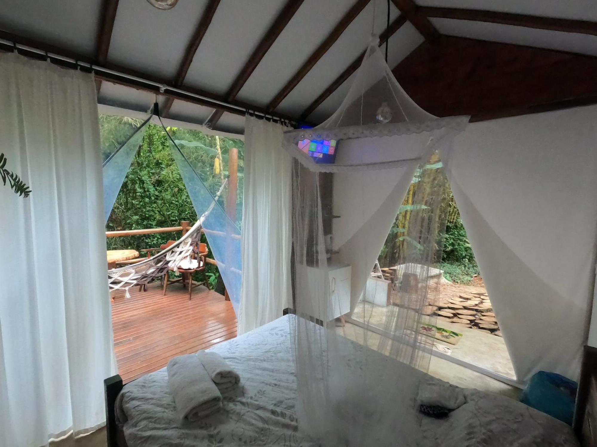 Bangalo Na Acqua Jungle Lodge イーリャ・グランデ エクステリア 写真