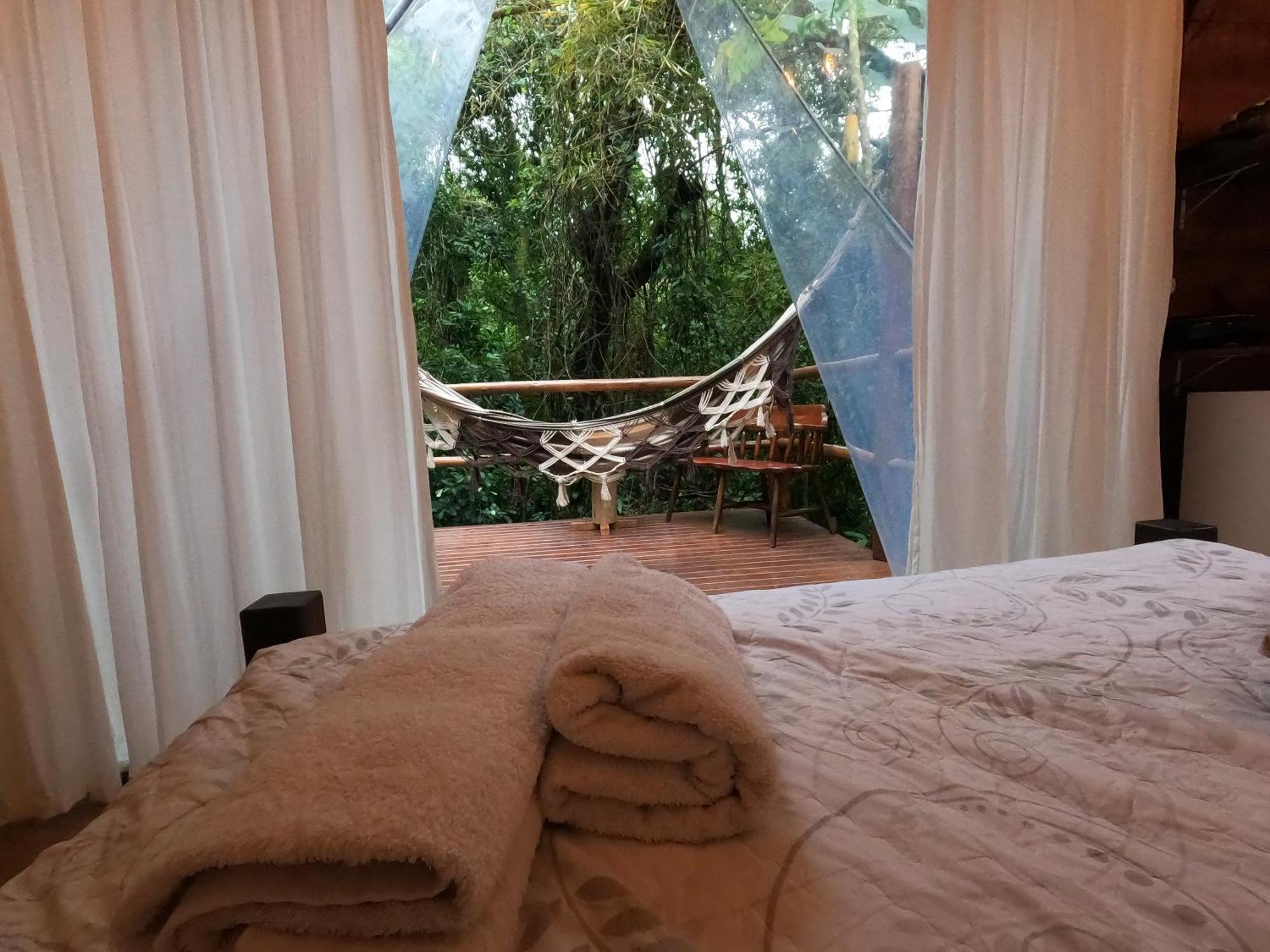 Bangalo Na Acqua Jungle Lodge イーリャ・グランデ エクステリア 写真